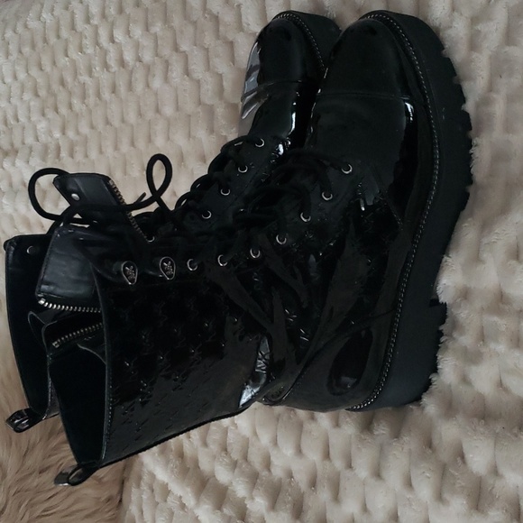 MICHAEL KORS COMBAT BOOTS - Picture 2 of 4
